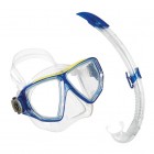Aqua Lung Oyster XL Maske Şnorkel Seti / Mavi-Şeffaf
