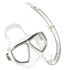 Aqua Lung Oyster XL Maske Şnorkel Seti / Beyaz-Şeffaf