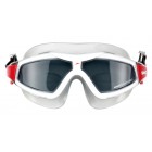 Speedo Rift Pro Mask Yüzücü Gözlüğü / Kırmızı - Duman